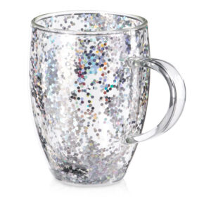 Кружка с двойными стенками с блестками «Festival»