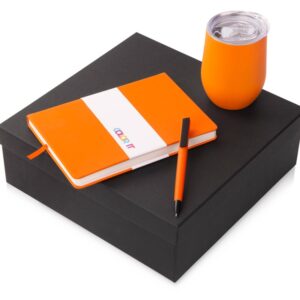 Подарочный набор "COLOR IT" c блокнотом, ручкой и термокружкой