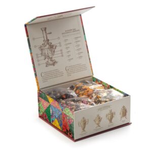 Подарочный набор c купажами чая «Цветущий сад» в подарочной упаковке