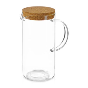 Стеклянный кувшин с крышкой из пробки «Fiz»