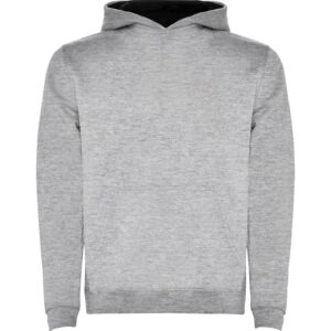 серый меланж/черный