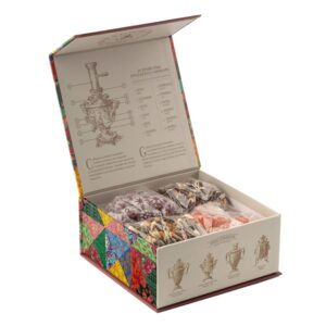 Подарочный набор c купажами чая и сладостями «Весенние птицы»