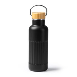 Термобутылка NOBUK с бамбуковой крышкой, 500 мл