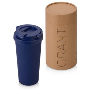 Вакуумная термокружка «Grant», soft-touch, тубус