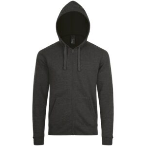 Толстовка унисекс Stone, черный меланж