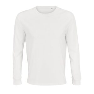 Футболка унисекс с длинным рукавом Pioneer LSL, белая