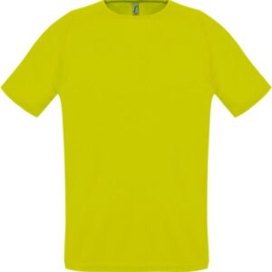 Футболка унисекс Sporty 140, желтый неон