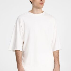 Футболка унисекс оверсайз T1, молочно-белая