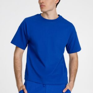 Футболка унисекс оверсайз T3, синяя