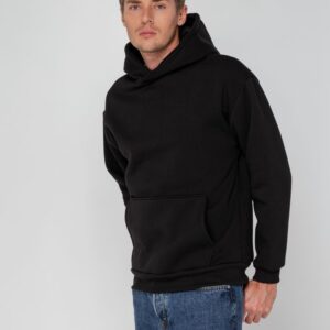 Худи унисекс оверсайз Full Swing, черное