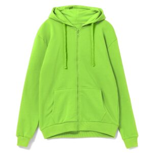 Толстовка на молнии с капюшоном Siverga Heavy 2.0, зеленое яблоко