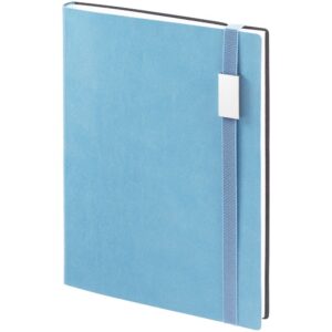 Ежедневник Vivian Metal, недатированный, голубой