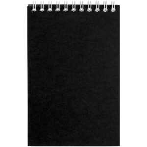 Блокнот Dali Mini в клетку, черный