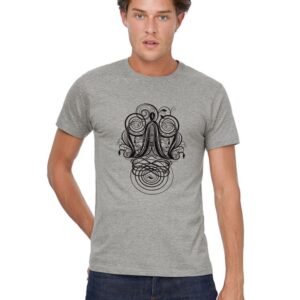 Футболка мужская «Антиква А», серый меланж