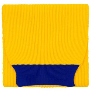 Шарф Snappy, желтый с синим