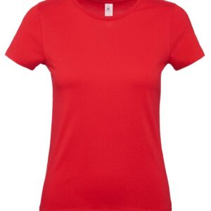 Футболка женская E150, красная