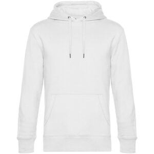 Толстовка с капюшоном унисекс King, белая
