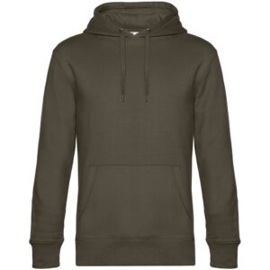 Толстовка с капюшоном унисекс King, хаки