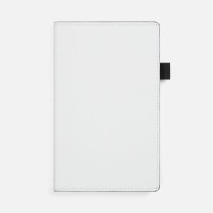 Ежедневник White Shall, недатированный, бело-черный