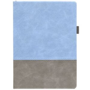 Ежедневник Horizon, недатированный, серый с голубым