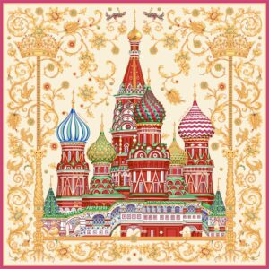 Платок «Собор Василия Блаженного»