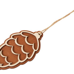 Деревянная подвеска на елку «Cedar»
