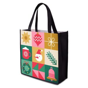 Сумка для шопинга с донной складкой и ручкой из нетканого PET материала