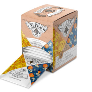 Чёрный чай «С имбирем и апельсином» в индивидуальных саше