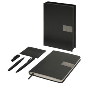 Подарочный набор «Goethe» с блокнотом А5, 2-мя ручками и картхолдером