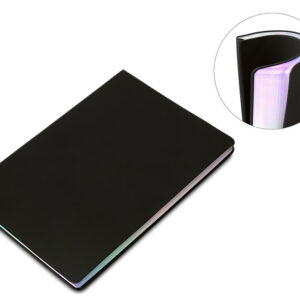 Блокнот А5 в гибкой обложке «Fellini» с голографическим срезом