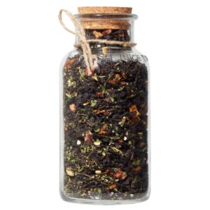 Чай черный с соком ананаса, клубникой, мятой, медом и лимоном