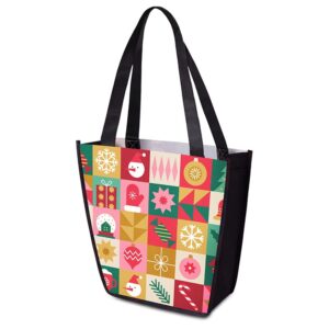 Сумка для шопинга с донной складкой и ручкой из нетканого PET материала