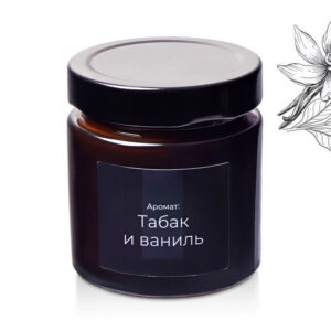 Свеча ароматическая «Noella», табак и ваниль