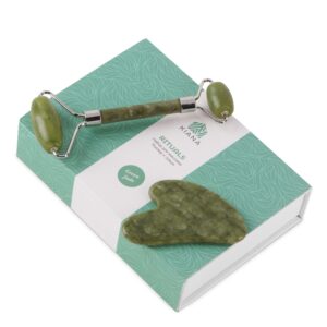 Подарочный набор роллер и гуаша из нефрита «Rituals»