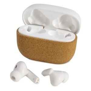 Наушники беспроводные TWS «Socorro» из пробки и переработанного пластика