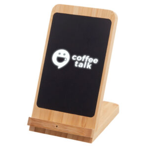 Беспроводное зарядное устройство 2-в-1 с подсветкой лого «Reedia S4», 15 Вт