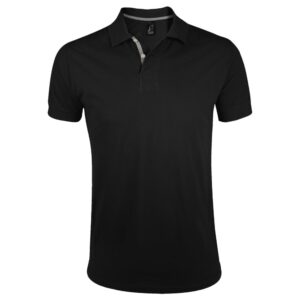 Рубашка поло мужская Portland Men 200 черная