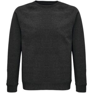 Свитшот унисекс Space, черный меланж