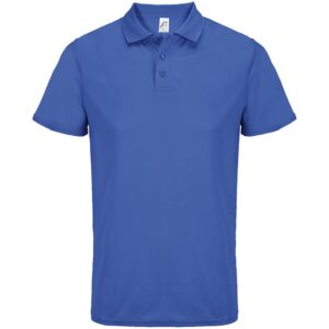 Рубашка поло унисекс Pitcher, ярко-синяя (royal)
