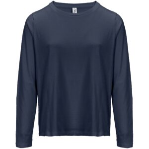 Футболка с длинным рукавом женская Monarch Women, темно-синяя (navy)