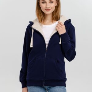 Толстовка на молнии Kulonga Sherpa, темно-синяя