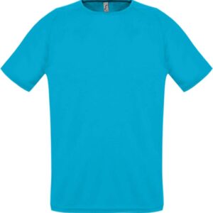 Футболка унисекс Sporty 140, бирюзовая