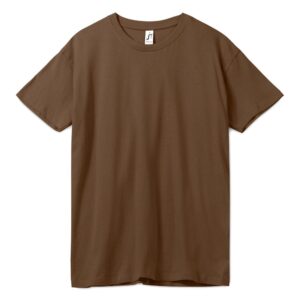 Футболка унисекс Regent 150, коричневая