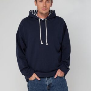 Худи унисекс оверсайз Seamark, темно-синее