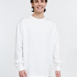 Футболка оверсайз унисекс City Sapiens, молочно-белая