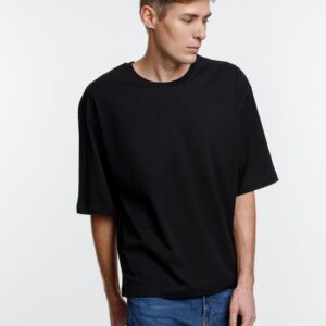 Футболка оверсайз унисекс Base Space, черная