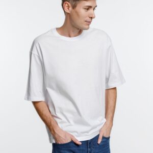 Футболка оверсайз унисекс Base Space, белая