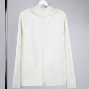 Куртка с капюшоном унисекс Begi, молочно-белая