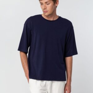 Футболка унисекс оверсайз Street Vibes, темно-синяя