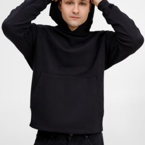 Худи оверсайз унисекс Kosmos, черное